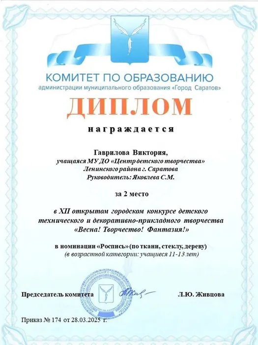 2 место ЯСМ Роспись (11-13)