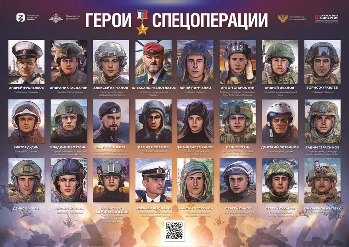 плакат Герои Спецоперации А3
