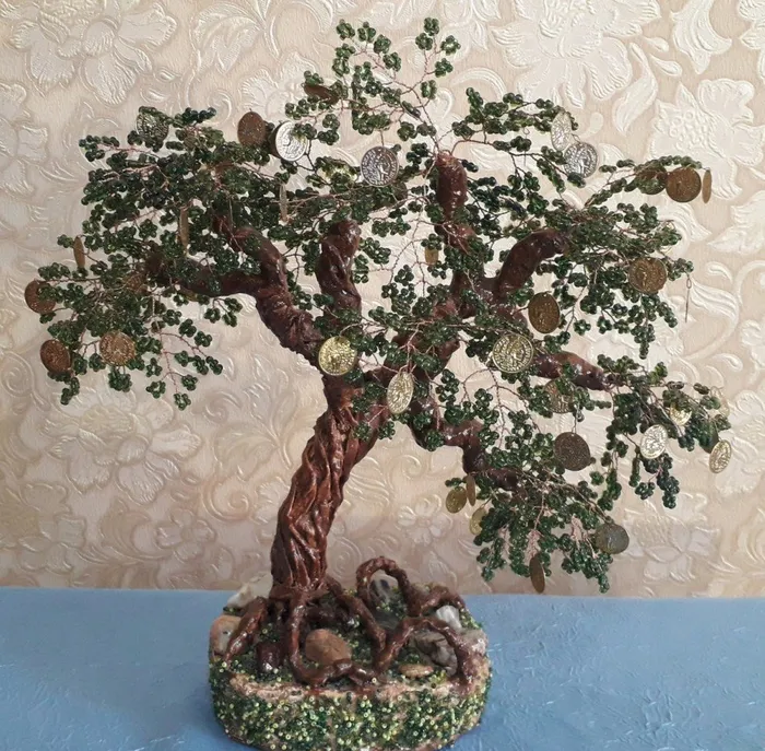 пдо Герасимова Светлана Александровна Денежное дерево из бисера